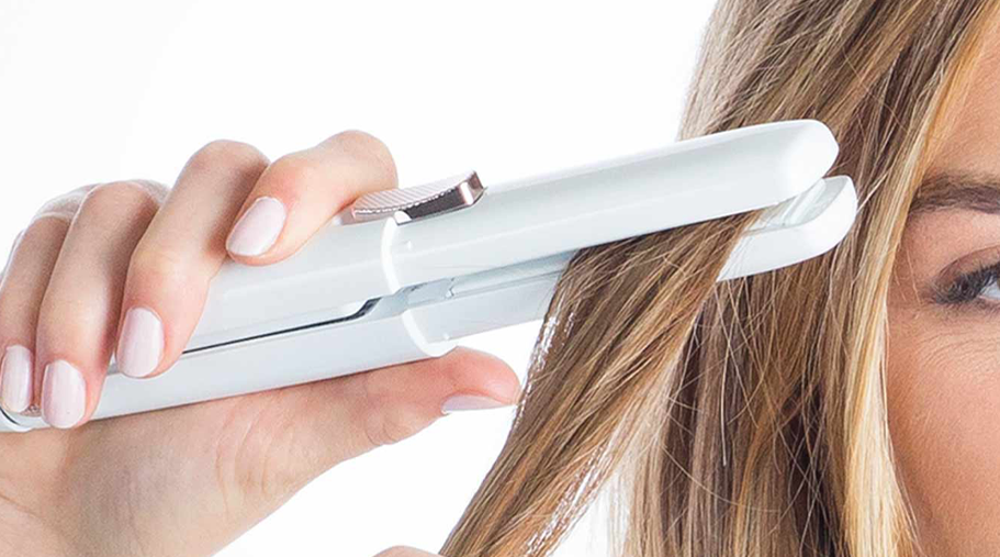 Cordless Mini Hair Straightener – Perfect for On-the-Go Styling