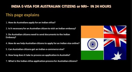 Urgent! How to Get an Indian Visa from Australia